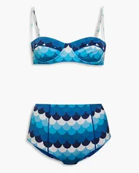 For Restless Sleepers Printed bikini - Blue Blue