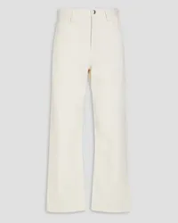 Jil Sander Cotton-twill pants - White White