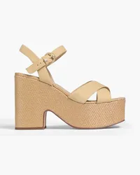 Sam Edelman Trianna leather platform sandals - Neutral Neutral