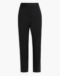 Iris & Ink Lucia cropped twill slim-leg pants - Black Black