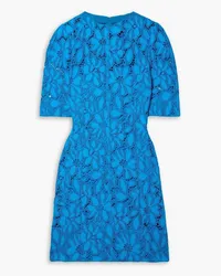 Proenza Schouler Corded lace mini dress - Blue Blue