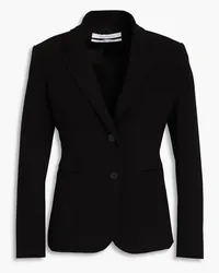 Another Tomorrow Doppio wool-blend crepe blazer - Black Black