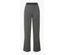 Checked jersey track pants - Gray
