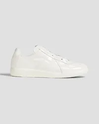 Maison Margiela Replica glossed-leather sneakers - White White