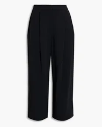 Adam Lippes Pleated crepe culottes - Black Black