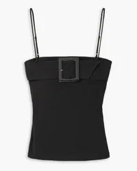 Christopher Kane Me Now buckle-embellished crepe camisole - Black Black