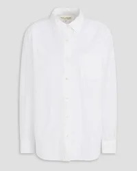 Nili Lotan Kristen crinkled cotton-poplin shirt - White White