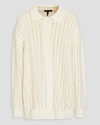 Rag & Bone Adrienne open-knit cotton-blend cardigan - White White