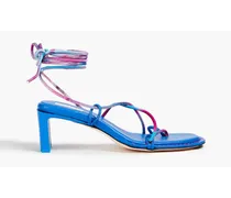 Alberta leather sandals - Blue