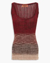 Missoni Ribbed-knit top - Red Red