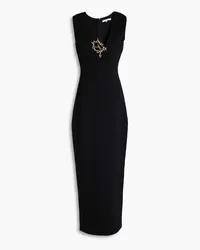 Rachel Gilbert Paloma embellished knitted gown - Black Black