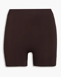 Rick Owens Stretch-jersey shorts - Burgundy Burgundy