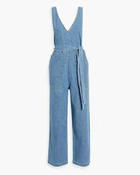 Alex Mill Belted denim jumpsuit - Blue Blue