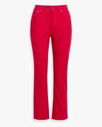 Valentino Garavani High-rise slim-leg jeans - Red Red