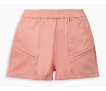 Prim cotton-twill shorts - Orange