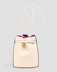 NEOUS Leather bucket bag - White White