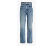 Harlow high-rise slim bootcut jeans - Blue
