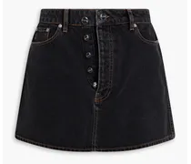 Denim mini skirt - Black