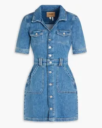 Paige Mayslie denim mini shirt dress - Blue Blue