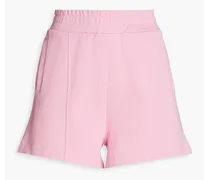 Cotton-fleece shorts - Pink