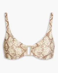 Melissa Odabash Belair snake-print bikini top - Animal print Animal