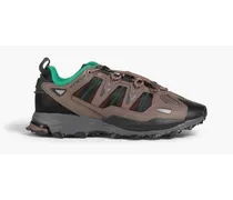 adidas Hyperturf neoprene and mesh sneakers - Brown Brown