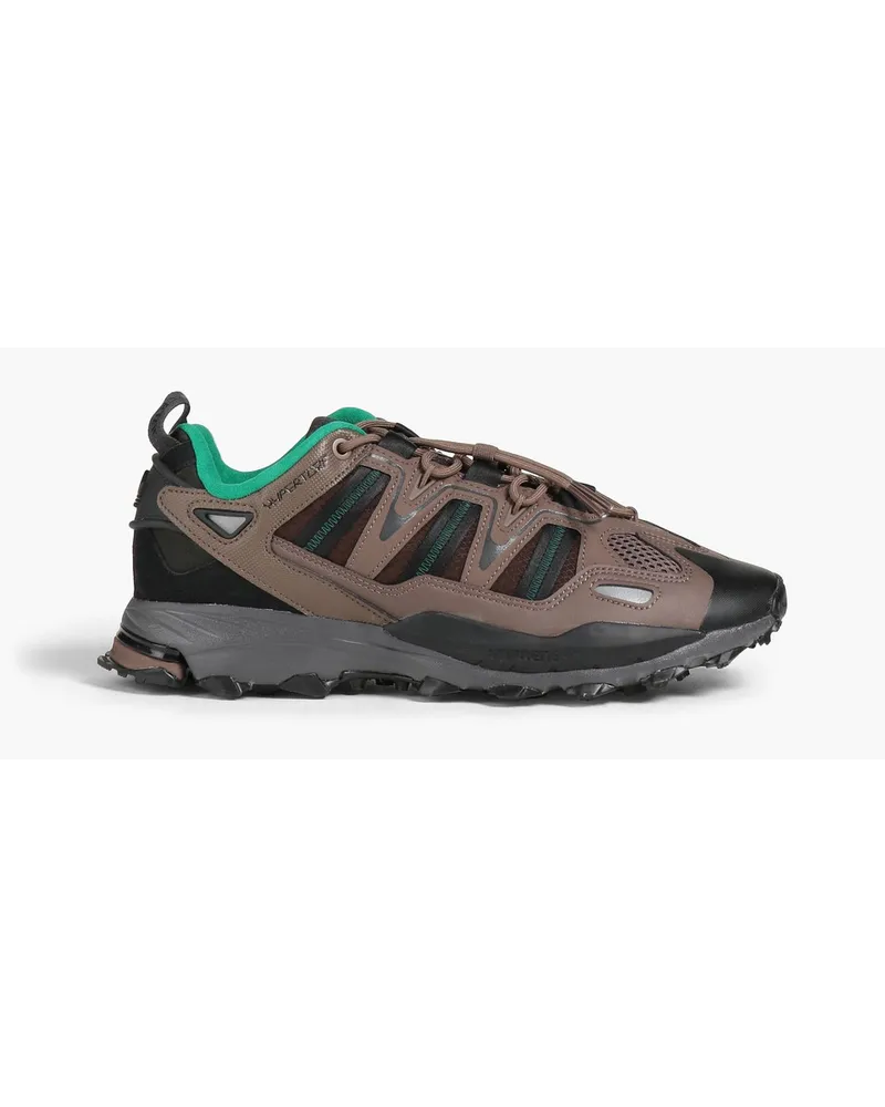 adidas Hyperturf neoprene and mesh sneakers - Brown Brown