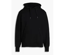 Damon French cotton-terry hoodie - Black