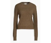 Mélange cashmere sweater - Neutral