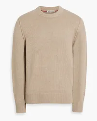 Alex Mill Weston merino wool and cotton-blend sweater - Neutral Neutral