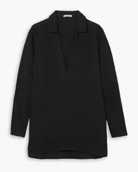 James Perse Linen-canvas shirt - Black Black