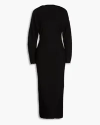 Simon Miller Zippie ribbed jersey midi dress - Black Black