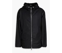 Balmain Shell hooded jacket - Black Black
