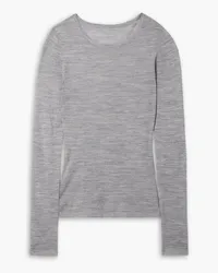 Nili Lotan Candice silk sweater - Gray Gray