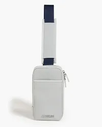 Jacquemus Le Giardino canvas and leather belt bag - Blue Blue