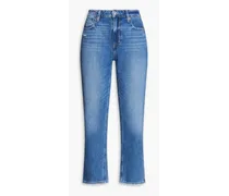 Noella high-rise straight-leg jeans - Blue