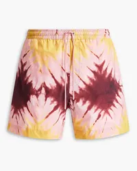 Zimmermann Mid-length tie-dyed swim shorts - Yellow Yellow