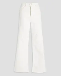 Maje High-rise wide-leg jeans - White White