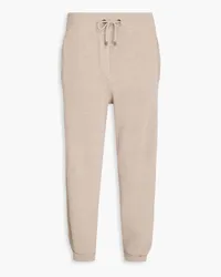 Brunello Cucinelli Ribbed cotton tapered pants - Neutral Neutral