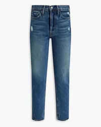 GRLFRND Karolina Petite high-rise slim-leg jeans - Blue Blue