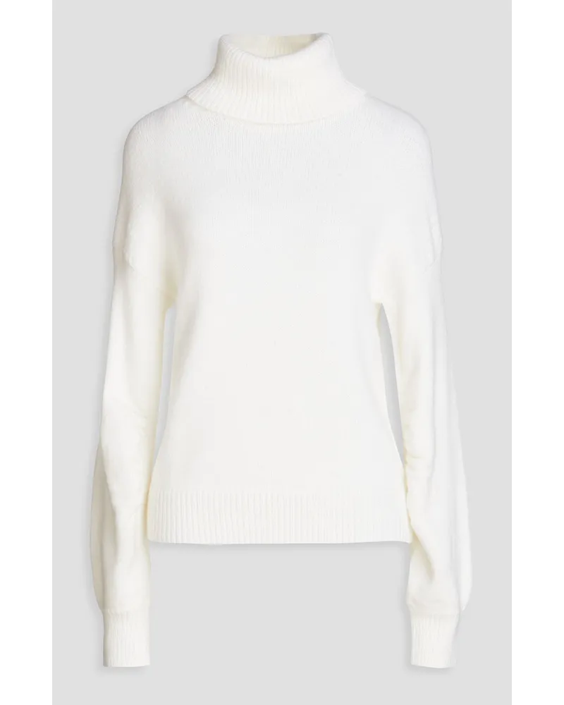 A.L.C. Taryn ribbed wool-blend turtleneck sweater - White White