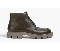 Leather chukka boots - Green