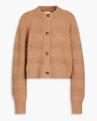 Loulou Studio Oversized ribbed cashmere cardigan - Brown Brown