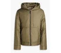 Padded shell hooded jacket - Green