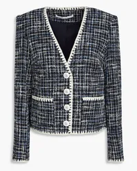 Veronica Beard Bosea cotton-blend tweed jacket - Blue Blue