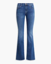 Mother Down low-rise flared jeans - Blue Blue