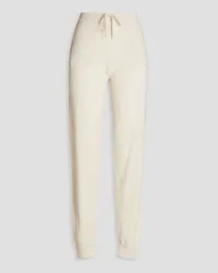 Chinti & Parker Wool and cashmere-blend track pants - White White