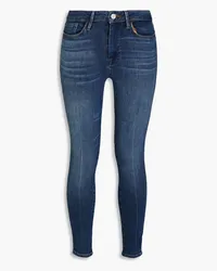 Frame Denim Le Skinny Crop cropped low-rise skinny jeans - Blue Blue