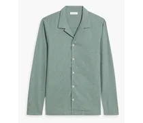 Cotton pajama top - Green