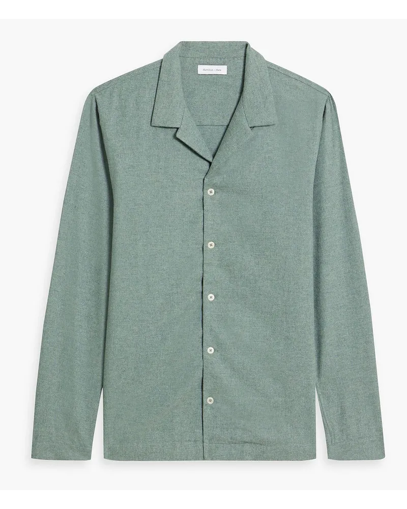 Hamilton and Hare Cotton pajama top - Green Green